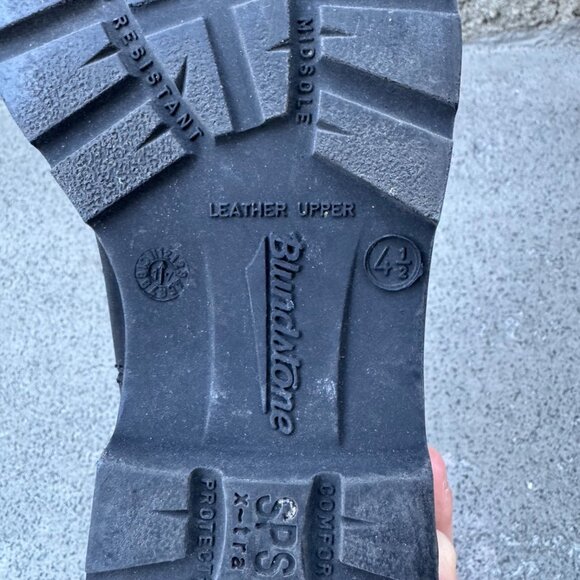 BLUNDSTONE Black Leather Chelsea Boots Womens US 7.5 AUS 4.5 Classic Boot #558 - Picture 8 of 10